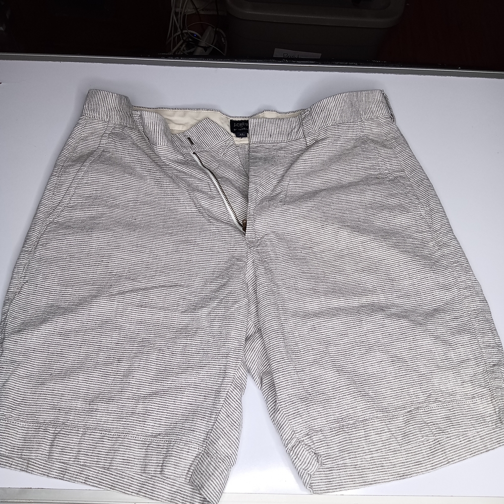 J. Crew Gray Flat Front Shorts Casual Comfort